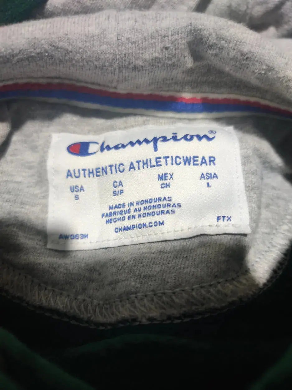 Champion Men Cotton Fleece Green Hoodie S – Preloved Labels (view 3)
