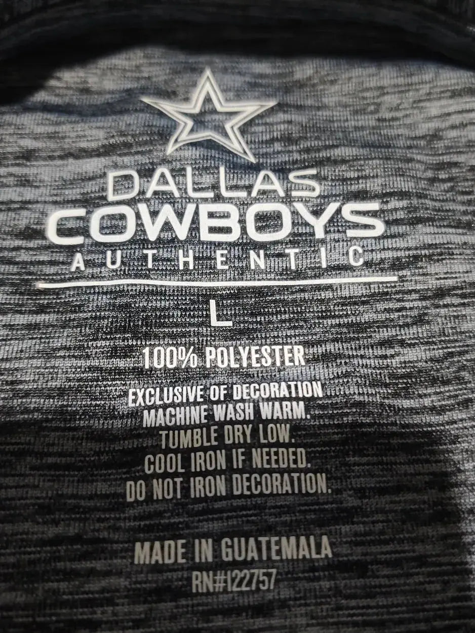 Dallas Cowboys Men Sport Gray Polo T Shirt L – Preloved Labels (view 3)