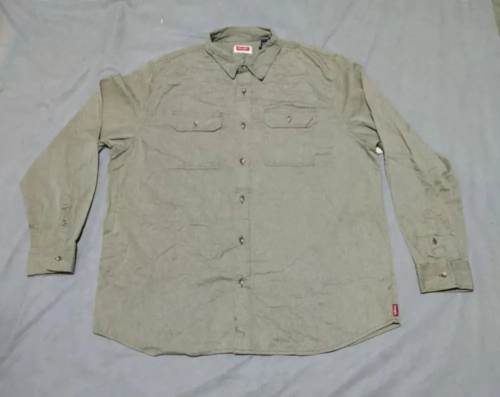 Wrangler Men Cotton Green Shirt XL – Preloved Labels (view 2)