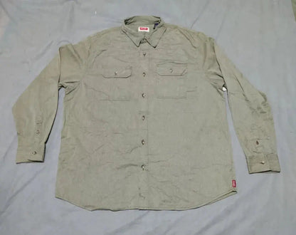 Wrangler Men Cotton Green Shirt XL – Preloved Labels (view 2)