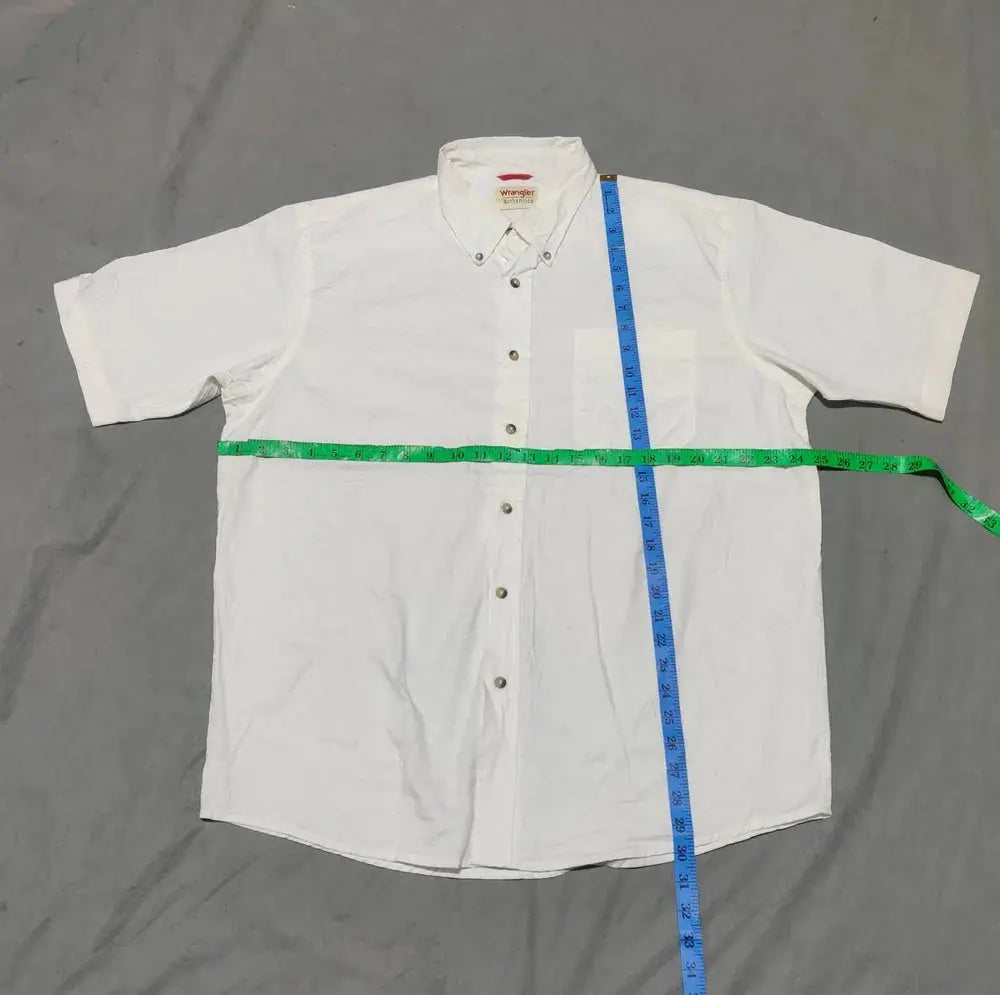 Wrangler Men Cotton White Shirt L – view 3