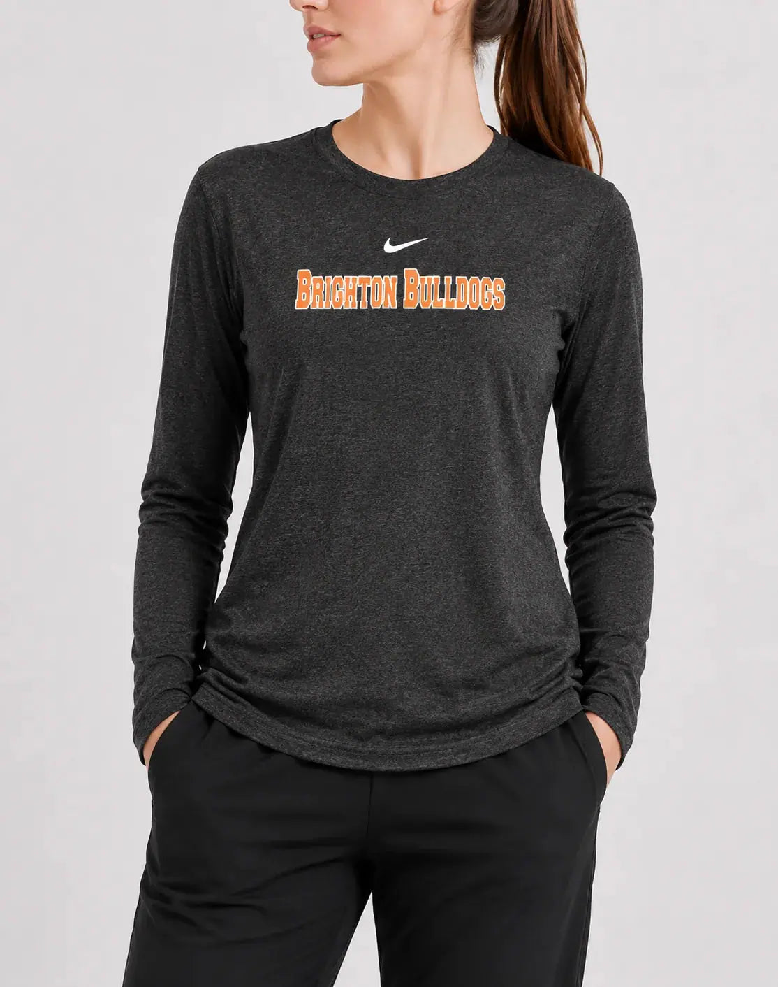 Nike Women Gray Sport T Shirt – Preloved Labels