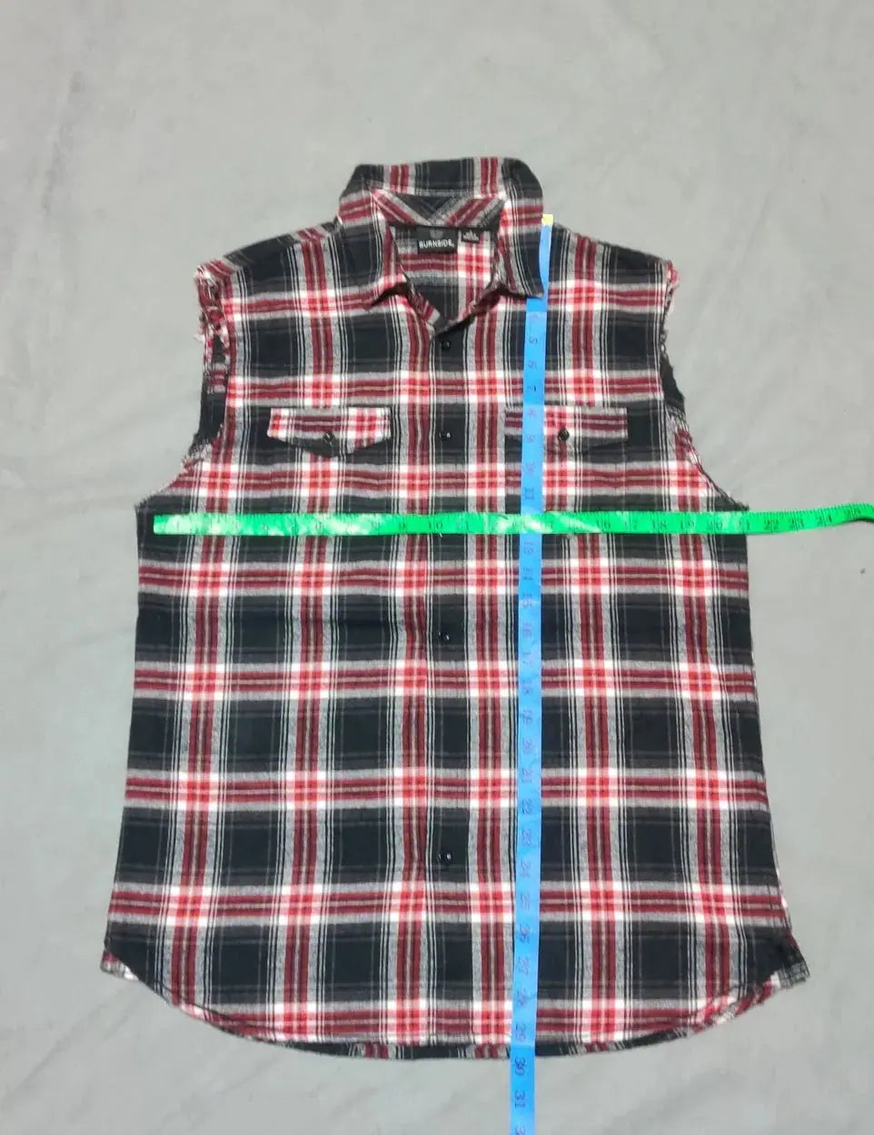 Burnside Men Cotton Red Vest Shirt L – Preloved Labels (view 4)