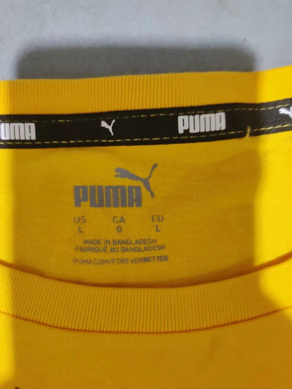Puma Men Cotton Yellow T Shirt L – Preloved Labels (view 3)