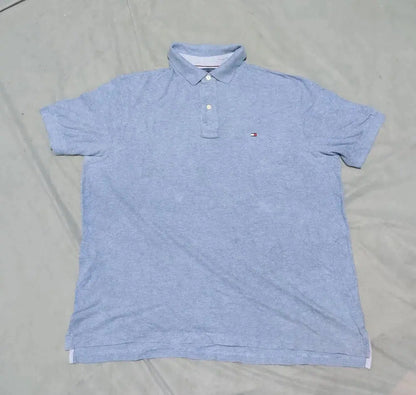 Tommy Hilfiger Men Blue Cotton Polo T Shirt XL – Preloved Labels (view 2)