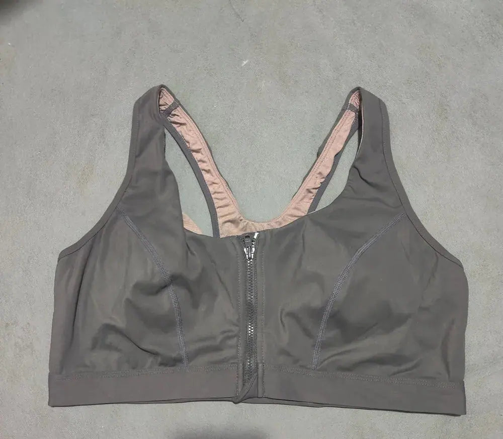 Angabriel Women Gray Sport Bra – Preloved Labels (view 2)