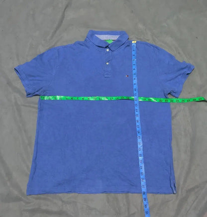 Tommy Hilfiger Men Blue Cotton Polo T Shirt M – Preloved Labels (view 4)