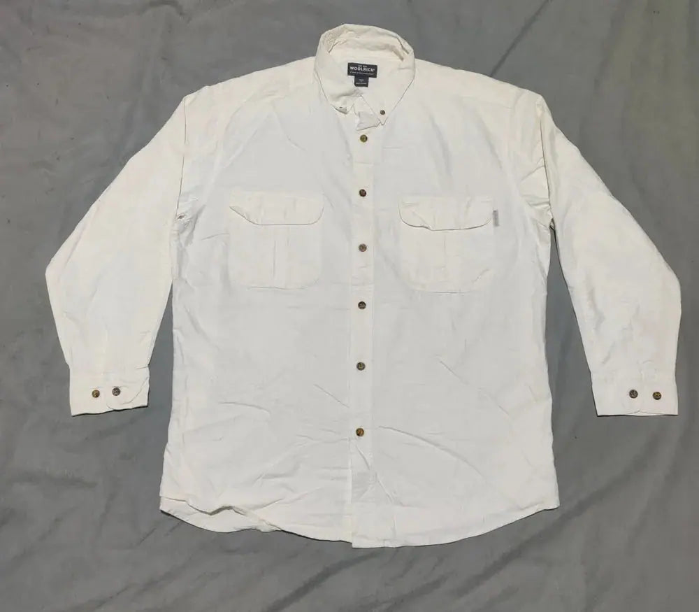 Wool Rich Men Cotton Cream Shirt L – Preloved Labels (view 2)