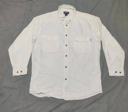 Wool Rich Men Cotton Cream Shirt L – Preloved Labels (view 2)