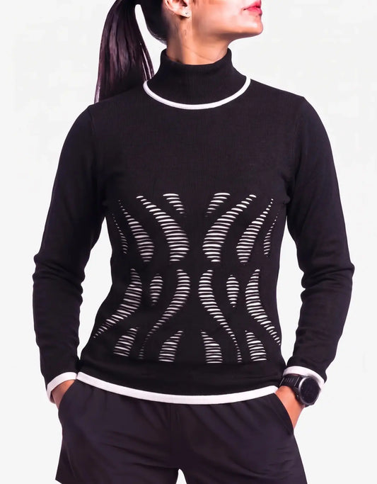 Alison Sheri Women Viscose Black Sweater M – Preloved Labels