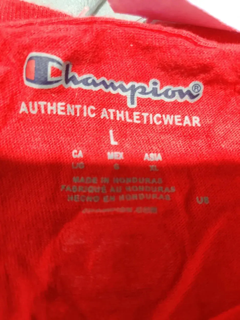 Champion Men Cotton Red Vest T Shirt L – Preloved Labels (view 3)