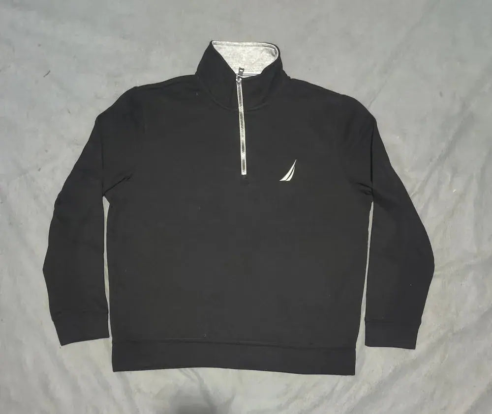Nautica Men Cotton Fleece Black Sweatshirt S – Preloved Labels (view 2)
