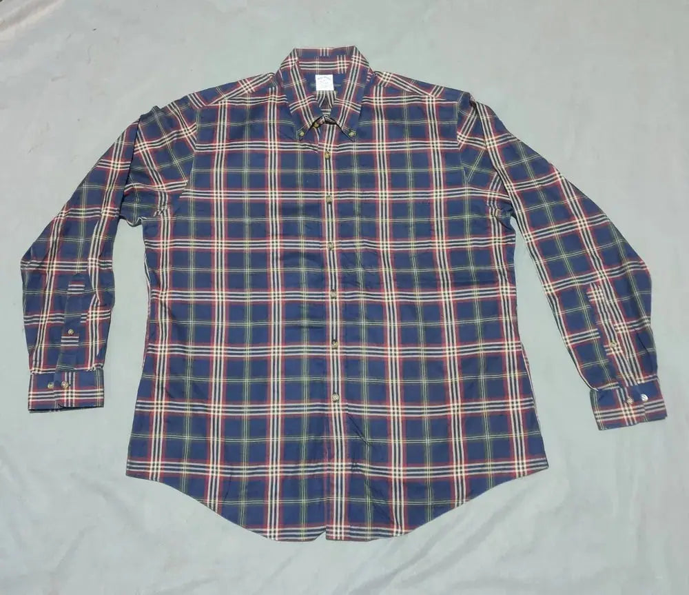 Aroors Brothres Men Cotton Blue Shirt XL – Preloved Labels (view 2)