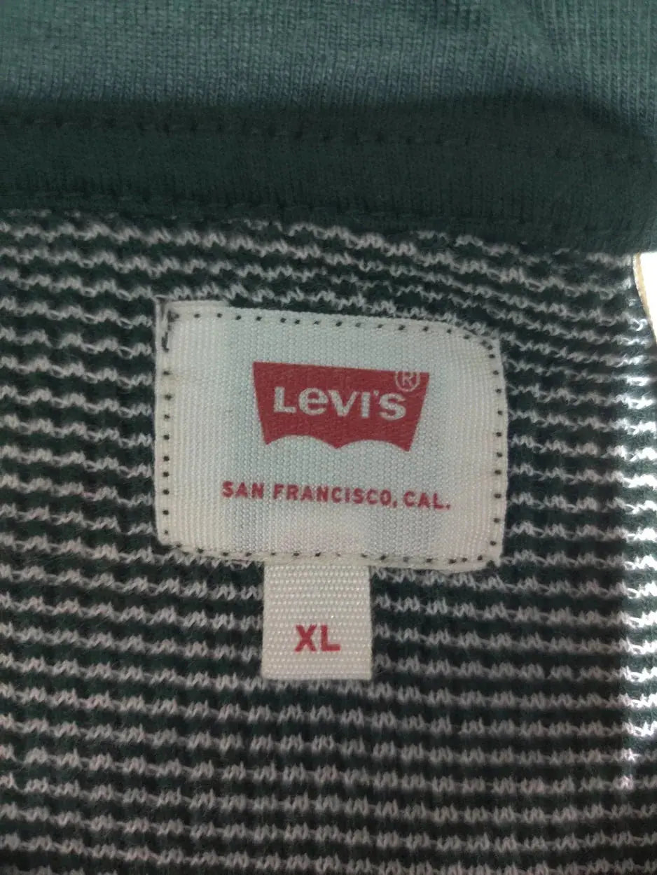 Levi's Men Cotton Fleece Green Sweatshirt  XL – Preloved Labels (view 3)