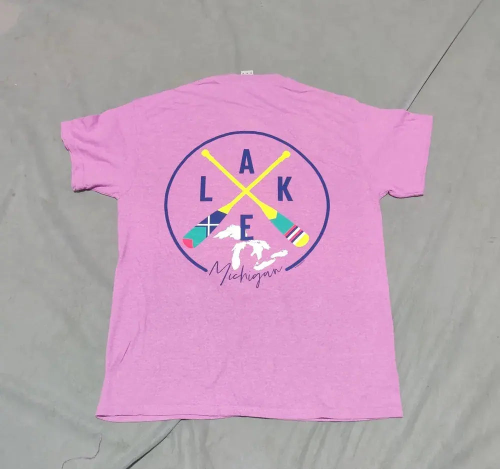 Gildan Men Cotton Pink T Shirt M – Preloved Labels (view 4)