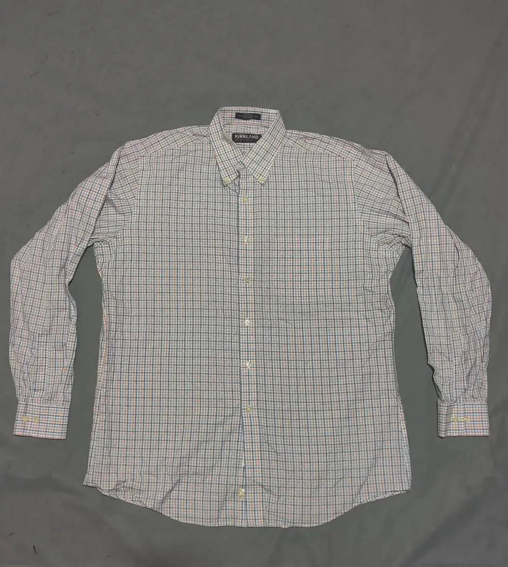 Kirkland Men Cotton Orange Shirt L – Preloved Labels (view 2)