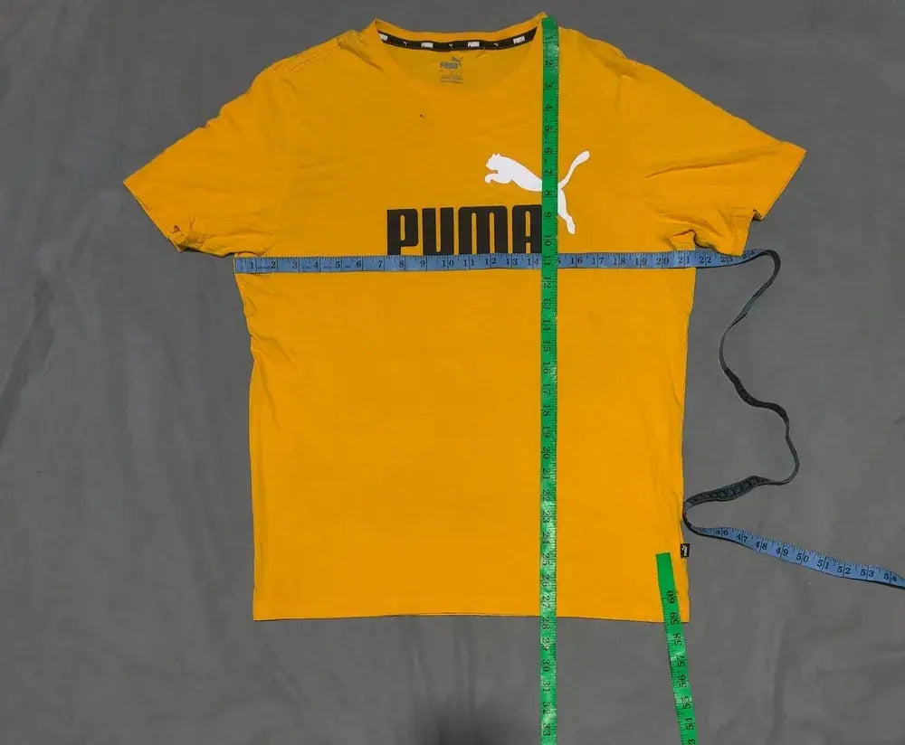 Puma Men Cotton Yellow T Shirt L – Preloved Labels (view 4)
