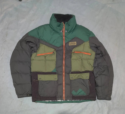 Black Yak Men Heavy Puffer Green Jacket