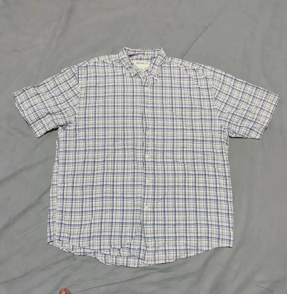 Eddie Bauer Men Cotton Blue Shirt L – Preloved Labels (view 2)