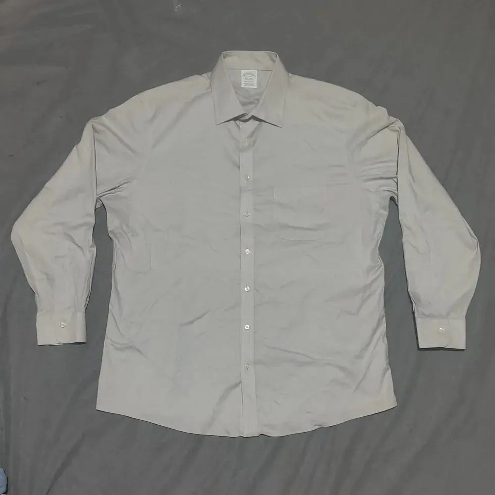 Aroors Brothers Men Cotton Gray Shirt M – Preloved Labels (view 2)