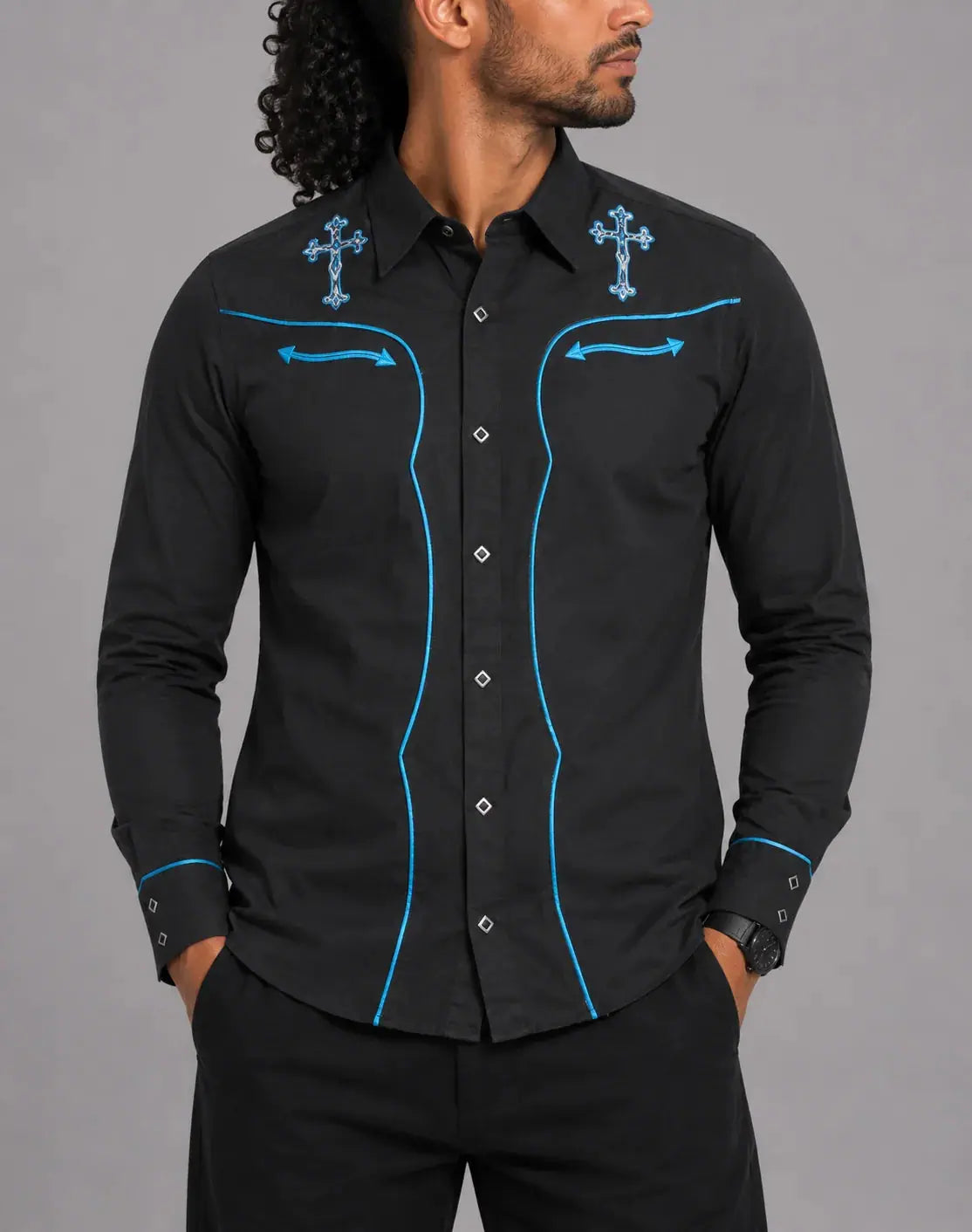 Wrangler Men Cotton Black Shirt 2XL – Preloved Labels