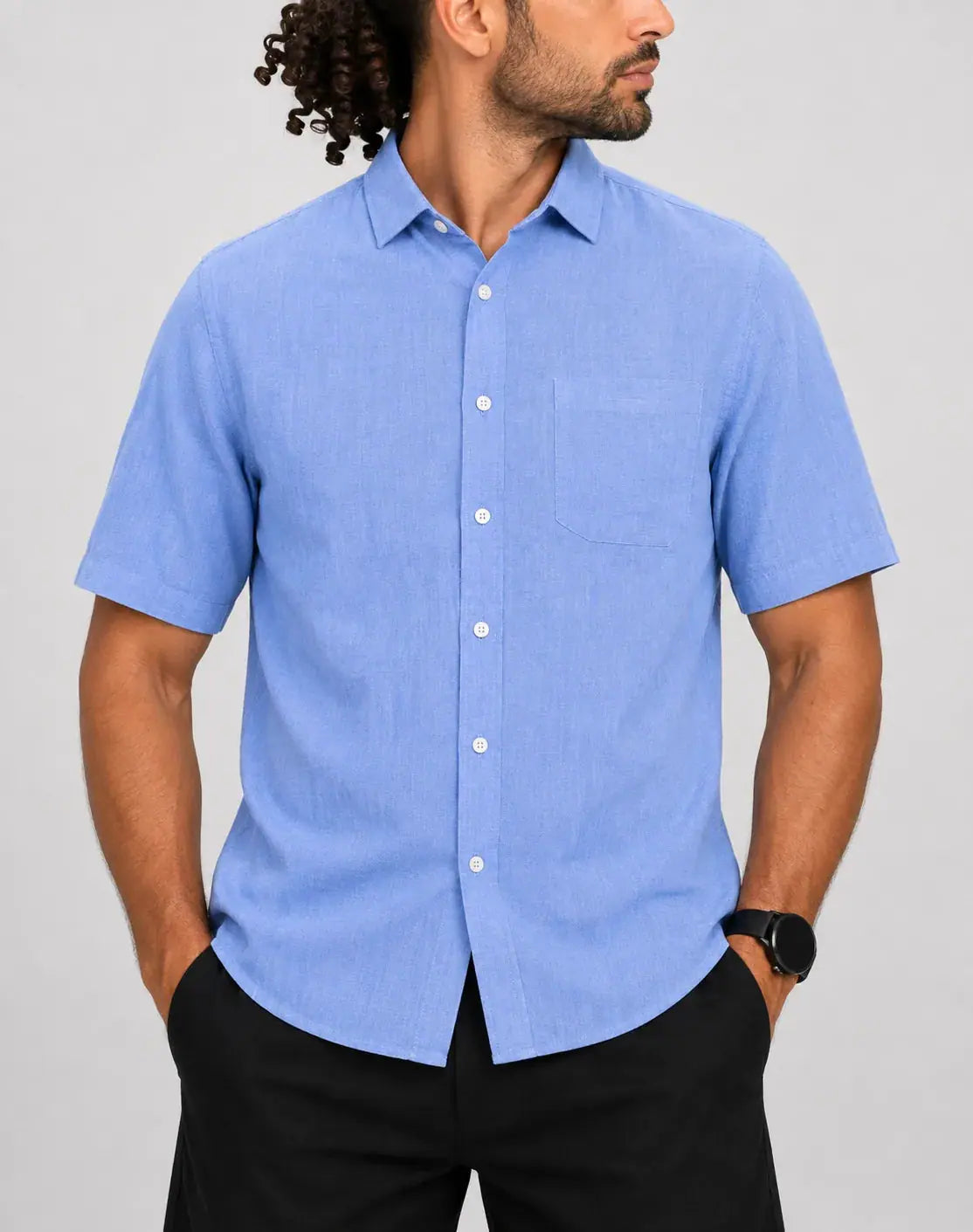 Chaps Men Cotton Blue Shirt L – Preloved Labels