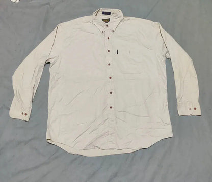 Chaps Men Cotton Cream Shirt XL – Preloved Labels (view 2)