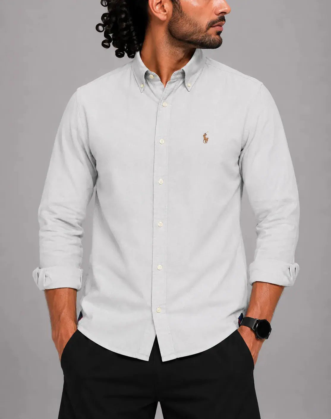 Polo Ralph Lauren Men Cotton Blue Shirt S – Preloved Labels