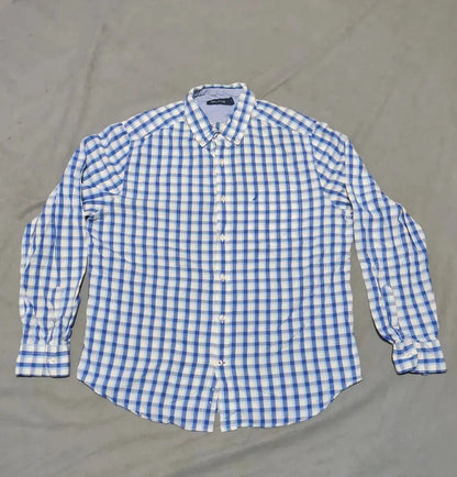 Nautica Men Cotton Blue Shirt L – Preloved Labels (view 2)
