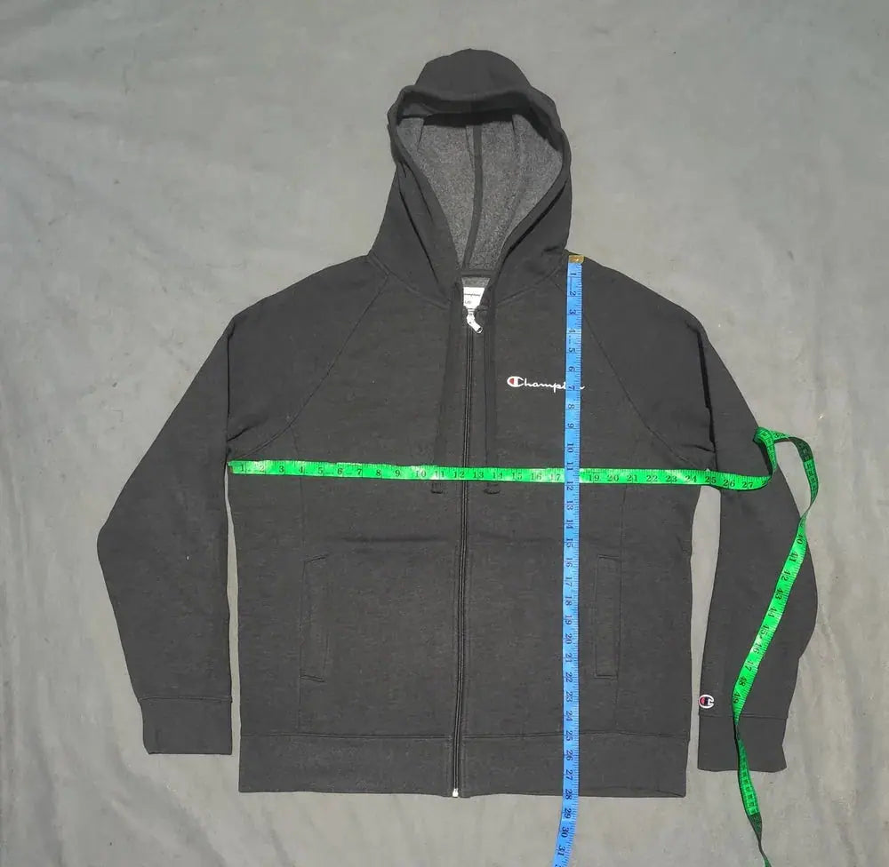 Champion Men Cotton Fleece Gray Zipper L – Preloved Labels (view 4)