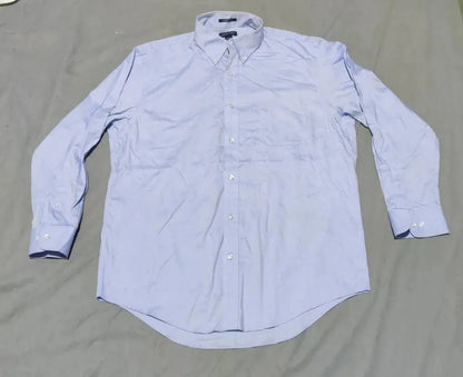 Land's End Men Cotton Blue Shirt L – Preloved Labels (view 2)