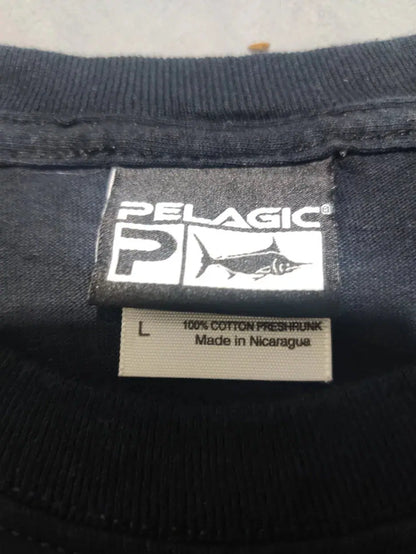Pelagic Men Cotton Black T Shirt L – Preloved Labels (view 3)