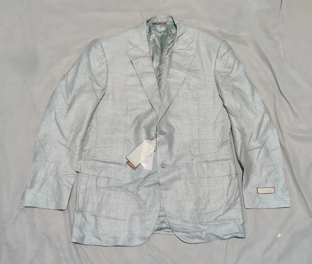Canali Men Cotton Green Coat M – Preloved Labels (view 2)
