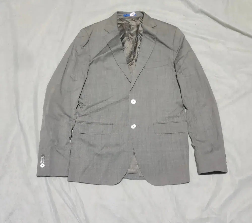 Massimo Dutti Men Cotton Gray Coat M – Preloved Labels (view 2)