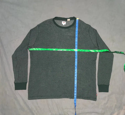 Levi's Men Cotton Fleece Green Sweatshirt  XL – Preloved Labels (view 4)
