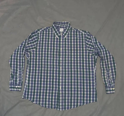 Aroors Brothers Men Cotton Blue Shirt XL