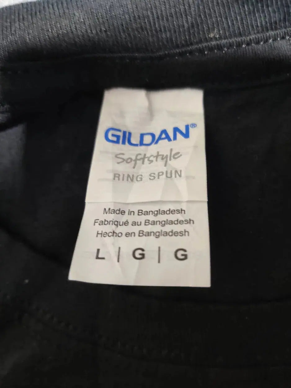 Gildan Men Cotton Black T Shirt L – Preloved Labels (view 3)