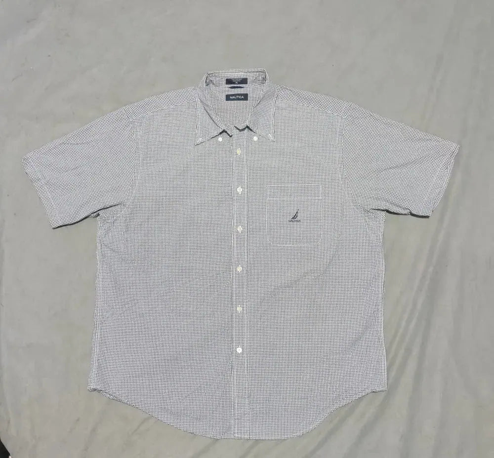 Nautica Men Cotton Blue Shirt XL – Preloved Labels (view 2)
