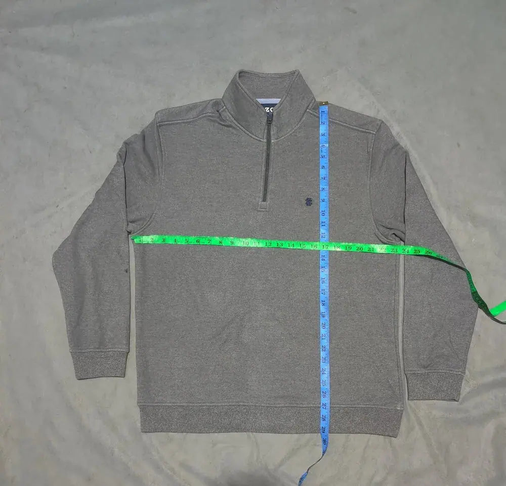 Izod Men Cotton Fleece Gray Sweatshirt L – Preloved Labels (view 4)