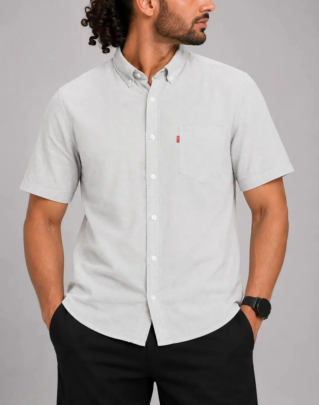 Levi's Men Cotton Gray Shirt XL – Preloved Labels