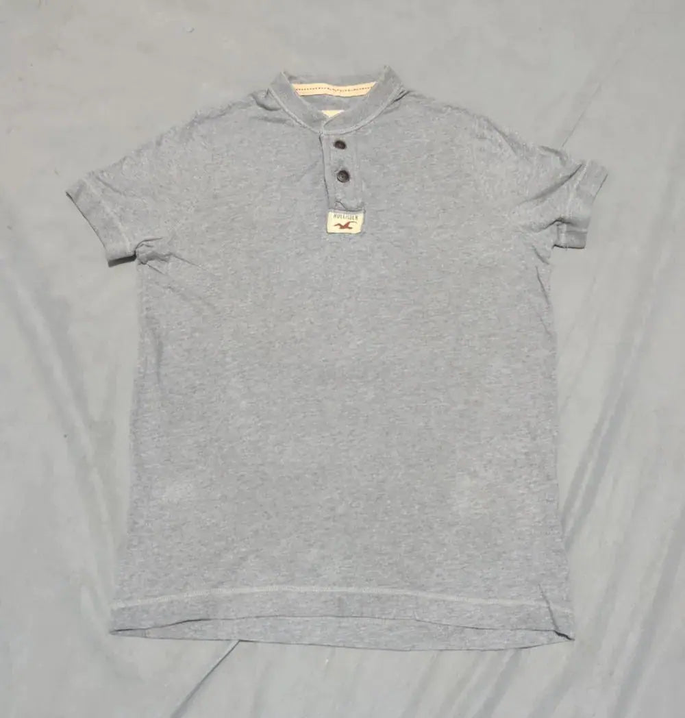 Hollister Men Cotton Gray T Shirt L – Preloved Labels (view 2)