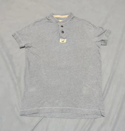 Hollister Men Cotton Gray T Shirt L – Preloved Labels (view 2)