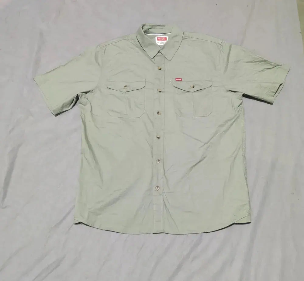 Wrangler Men Cotton Green Shirt L – Preloved Labels (view 2)