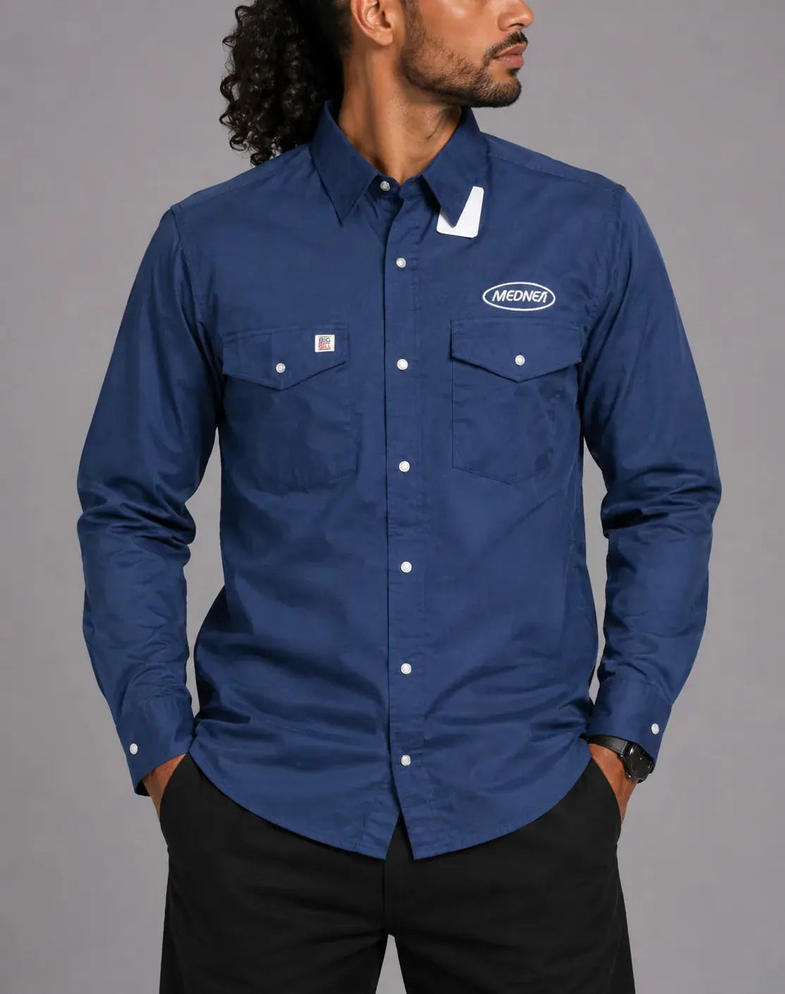 Big Bill Men Cotton Blue Shirt M – Preloved Labels