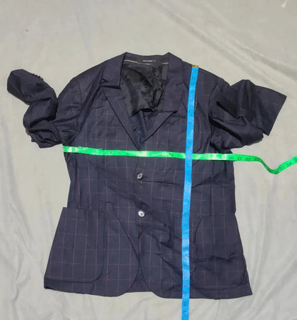 Z Zegna Men Cotton Blue Coat M – Preloved Labels (view 4)