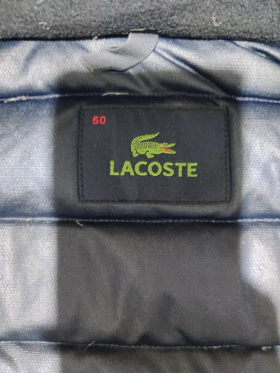 Lacoste Men Hooded Puffer Blue Jacket – Preloved Labels (view 4)