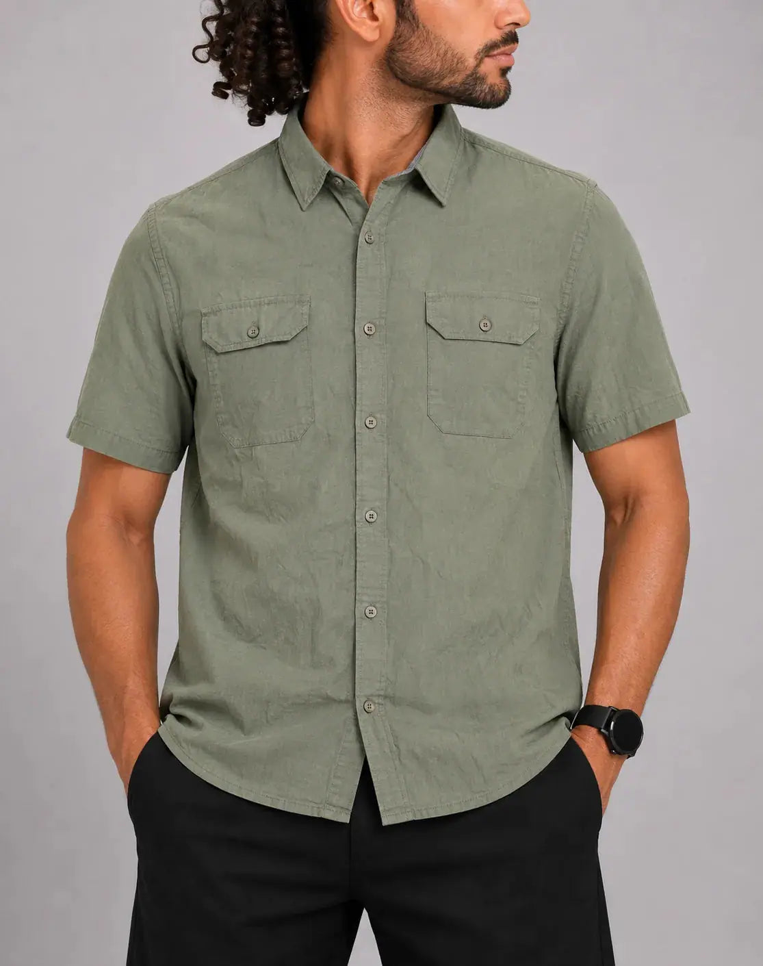 Wrangler Men Cotton Green Shirt XL – Preloved Labels