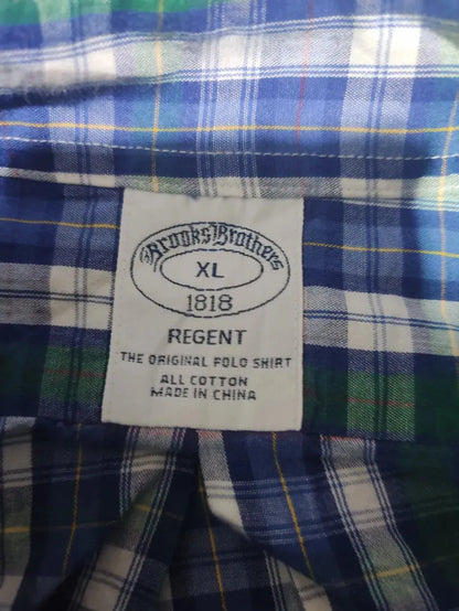 Aroors Brothers Men Cotton Blue Shirt XL – view 2