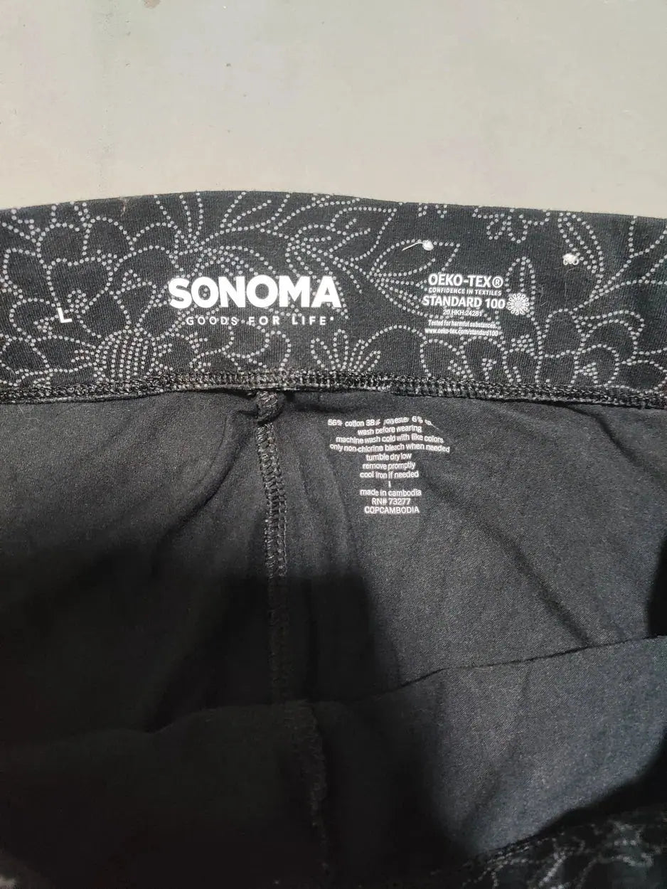 Sonoma Women Black Sport Tights – Preloved Labels (view 3)
