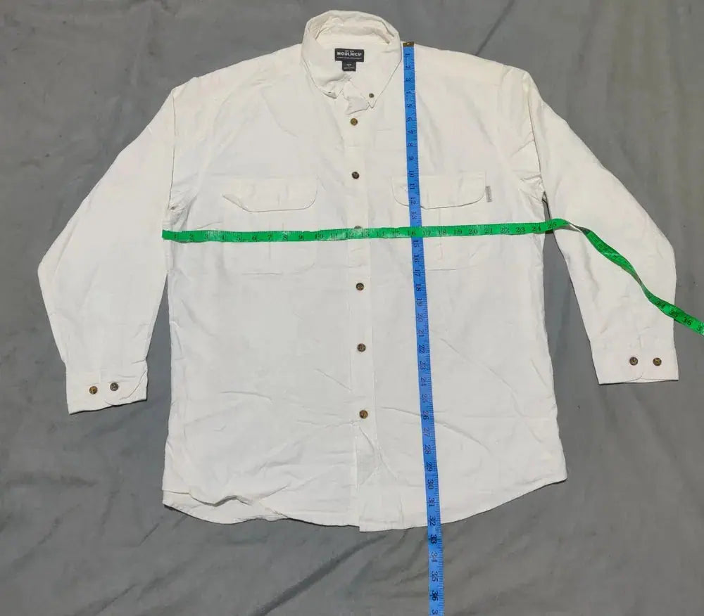 Wool Rich Men Cotton Cream Shirt L – Preloved Labels (view 4)